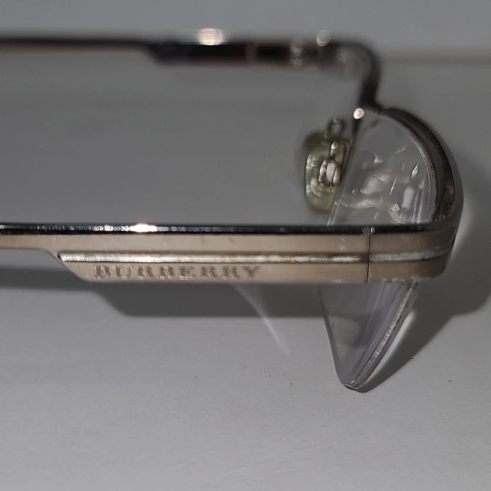 Burberry Eyeglasses Frames Only B1170 53-17-140 Semi-Rimless‎ Designer Glasses